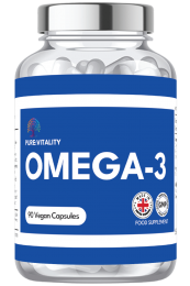 Pure Vitality: Omega-3 Fish Oil 1000mg Softgels