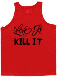 #47 Rich Piana Love It Kill It - Eat Dirty, Train Dirty -Tank (Red/Black)