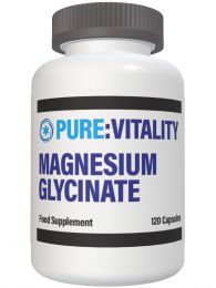 Pure Vitality : 1500mg Magnesium Glycinate | Vegan Capsules