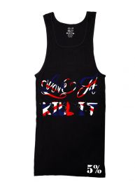 #96 Rich Piana Love It Kill It - British Flag Ribbed Tank 