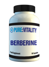 Pure Vitality: Berberine (90 Gelatin Capsules)