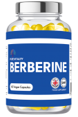 Pure Vitality Berberine HCL 98% - 60 x 500mg Vegan Capsules