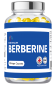 Pure Vitality Berberine HCL 98% - 90 x 500mg Vegan Capsules
